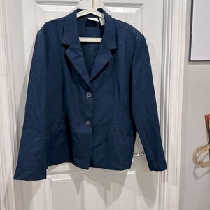 Alfred Dunner Navy blazer